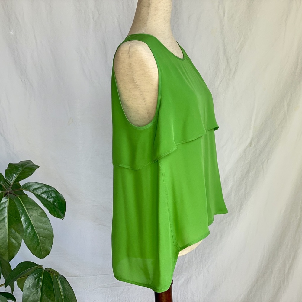 Love Token 100% Silk Tiered Tank Top - Picture 10 of 10